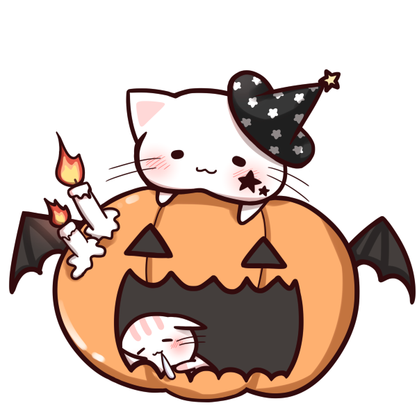 挿絵 ねこハロウィン フリー素材サイト ゆるいら